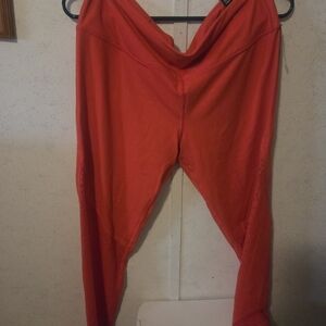 Victoria's Secret sport red knockout tights XL NWT